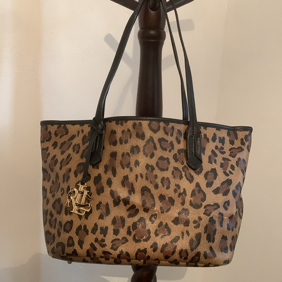 Ralph Lauren Handbags - Ralph Lauren Leopard Tote